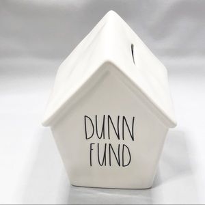 RAE DUNN 💰 pottery‎ DUNN FUND savings bank NEW